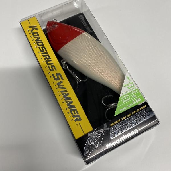 コノシラススイマーFPMレッドヘッド メガバス【【SS】新古】 釣り人応援セール