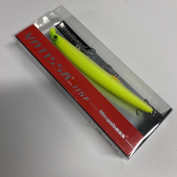 メガ vATISSA 115F どチャート メガバス【【SS】新古】 釣り人応援セール