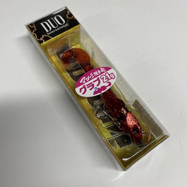 ジャンゴグラブセット21ｇ メラメラレッド DUO【【SS】新古】 釣り人応援セール