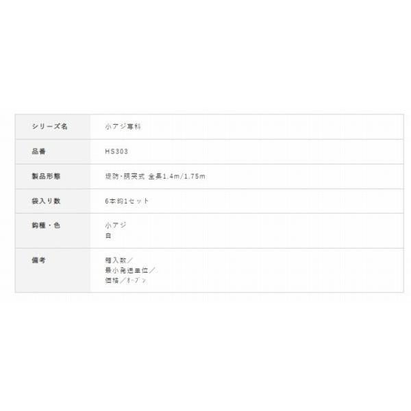 HS303 小アジ専科 ツイストケイムラレインボー ハヤブサ 継続SALE