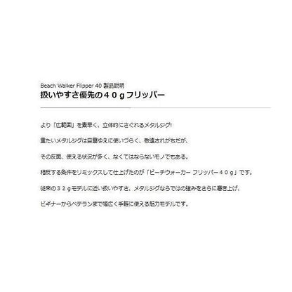 ビーチウォーカー フリッパー 40g DUO 秋の大感謝祭