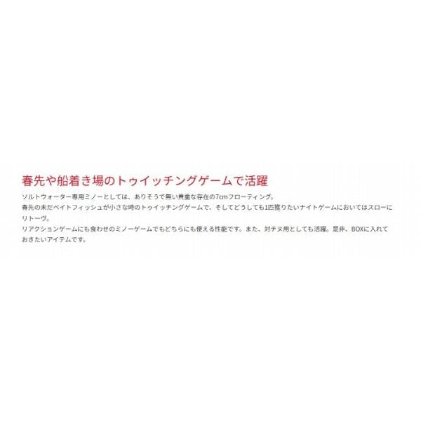 ZBLシステムミノー7F ジップベイツ