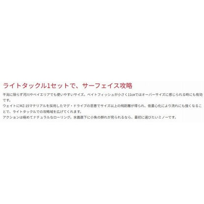 ZBLシステムミノー9F ジップベイツ