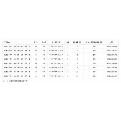 底巻ブラクリ ズルビキーSS 5号 ダイワ 釣り人応援セール