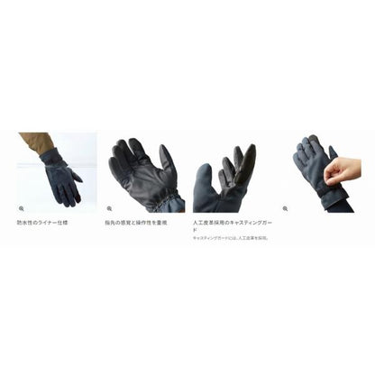 防水 グローブGL－085W 黒 シマノ 秋の大感謝祭