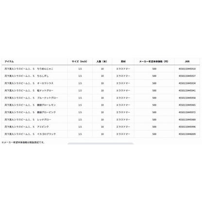 月下美人シラスビーム1.5 ダイワ 秋の大感謝祭