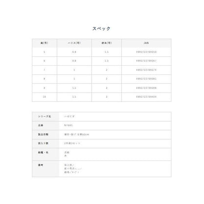 ハゼだぜ 簡単投げ 2本鈎3セット NT601 ハヤブサ