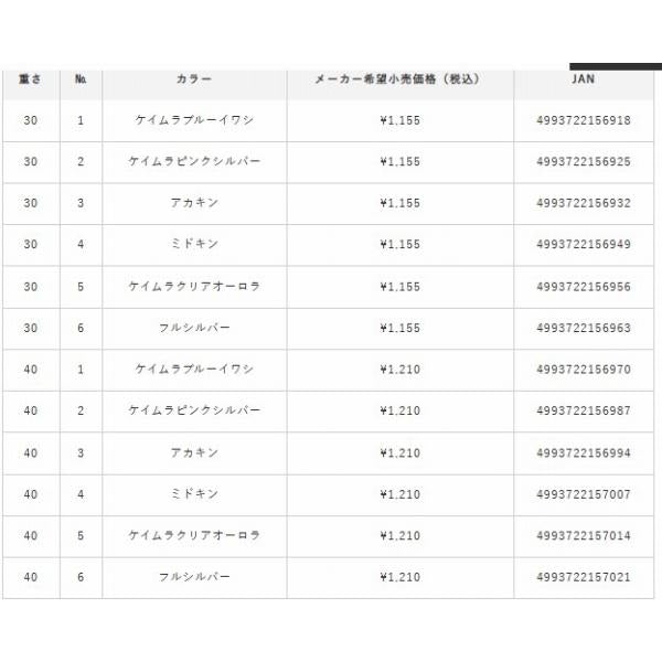 ジャックアイ 青物シャッド フルシルバー FS447-30 ハヤブサ 春の大感謝祭