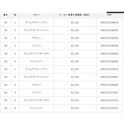 ジャックアイ 青物シャッド フルシルバー FS447-30 ハヤブサ 春の大感謝祭