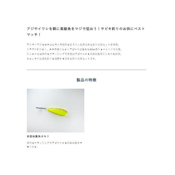 堤防ヒラメ五目セット HA186 ハヤブサ 釣り人応援セール