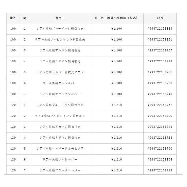 ジャックアイ エアジャーク スケイル FS402-120 ハヤブサ 春の大感謝祭