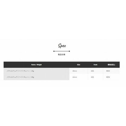 メタルエフェクトべイトチューン20g ジャクソン 釣り人応援セール