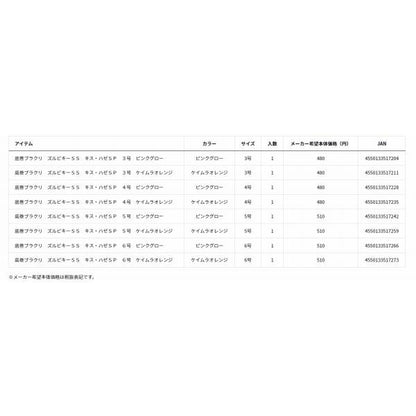 底巻ブラクリ ズルビキーSS キス・ハゼSP 4号 ダイワ