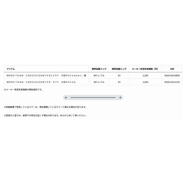 ＭORETHAN CROSSCOUNTER 97F ダイワ 秋の大感謝祭