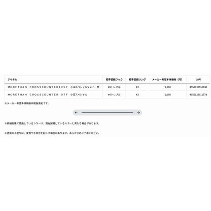 ＭORETHAN CROSSCOUNTER 97F ダイワ 秋の大感謝祭