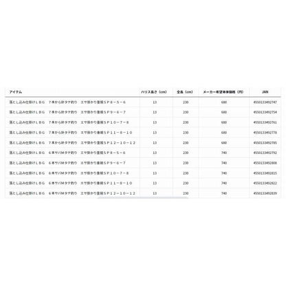 落とし込み仕掛けLBG 6本サバＭタテ釣り エサ掛かり重視SP ダイワ 釣り人応援セール