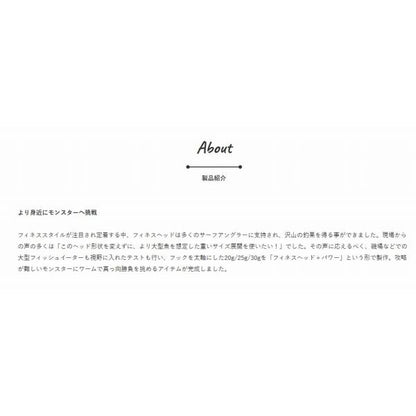 フィネスヘッド+パワー ジャクソン 釣り人応援セール