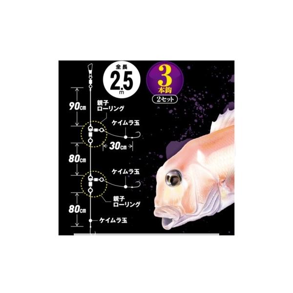 大アマダイ 3本 ハヤブサ 釣り人応援セール