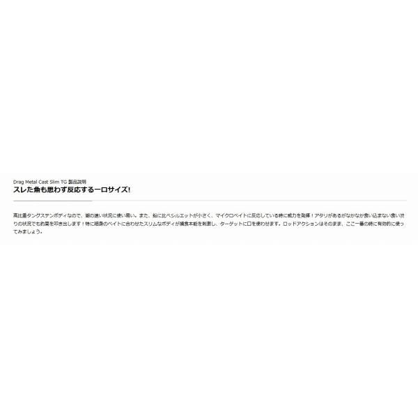 ドラッグ メタルキャストスリムTG 40g DUO 釣り人応援セール