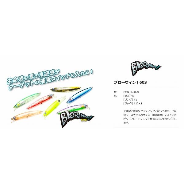 ブルーブルー ブローウィン60S ブルーブルー