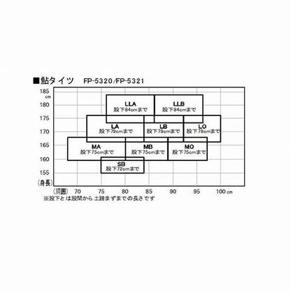 鮎タイツ 1.5mm FP-5321 エクセル 秋の大感謝祭