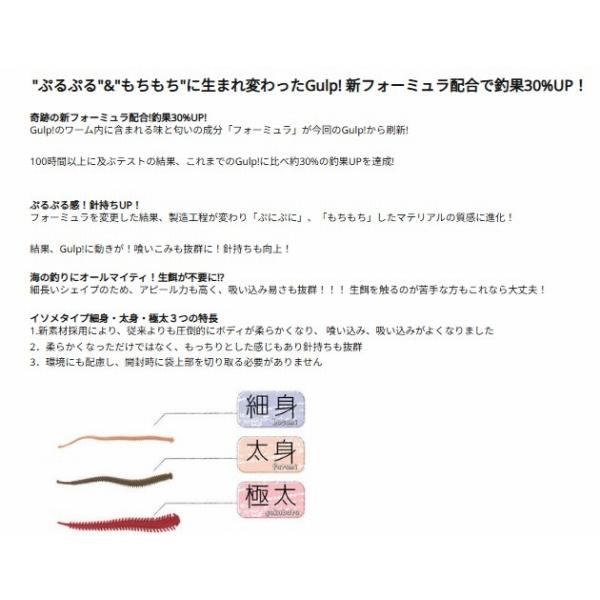 G2SQ ガルプ サンドワーム 4インチ バークレー限定セール