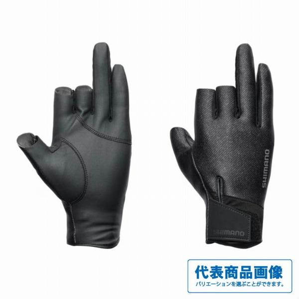 03 タイタニューム・アルファ グローブ 3GL-054Y 炭編 シマノ 秋の大感謝祭