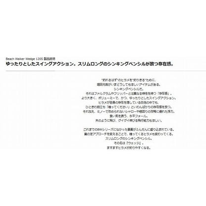 ビーチウォーカー ウェッジ120 限定 DUO