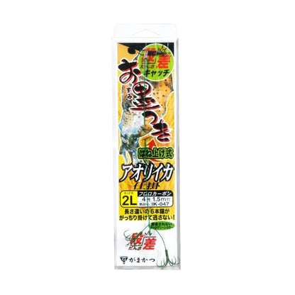 IK047 お墨付アオリ仕掛 段差キャッチ がまかつ