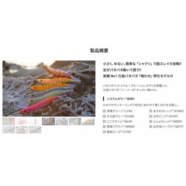イージーQ キャスト 喰わせ 3.5号 DUEL