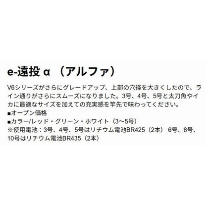 e-遠投アルファ レッド8号 ヒロミ 秋の大感謝祭
