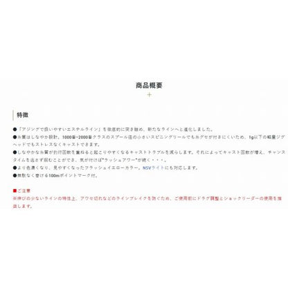鯵の糸ラッシュアワー200m HG サンライン