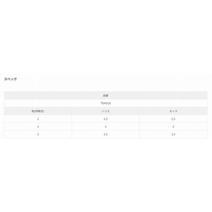 特選豊漁イサキ　グリーンケイムラ　カラ針　3-3.5 ささめ