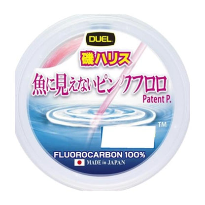 魚ニミエナイPKF 磯ハリス50mステルスピンク DUEL