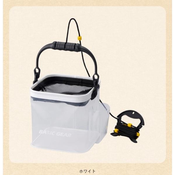 ベーシッククリアバケツ 9L ブラック