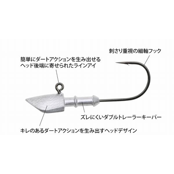 ワインドジグヘッド 30g #4/0