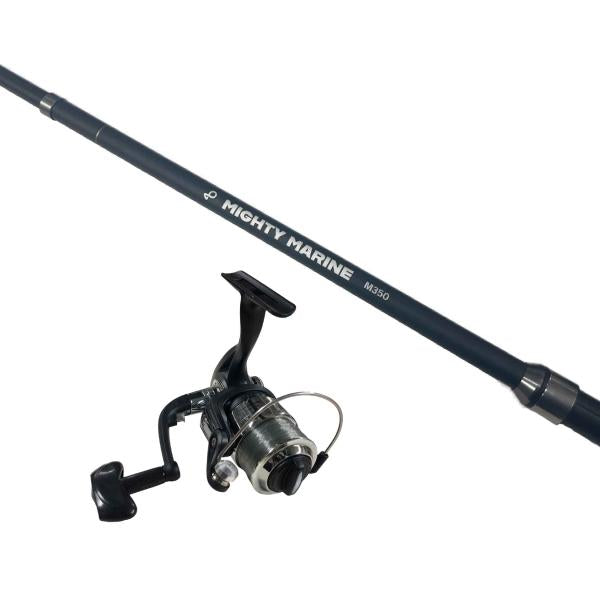 入門磯釣りセット350ブラック（マイティマリン350ブラック＆マルチスピン3000）  ちょい投げ シンプル 入門 オリジナルセット